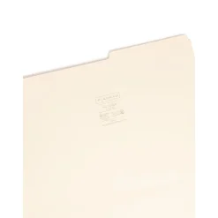 Smead File Folder, Reinforced 2/5-Cut Tab Right Position, Legal Size, Manila, 100/Box (15386) Sale