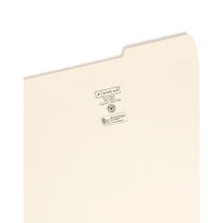 Smead ® File Folder, Reinforced 1/3-Cut Tab Right Position, Legal Size, Manila, 100/Box (15337) Best