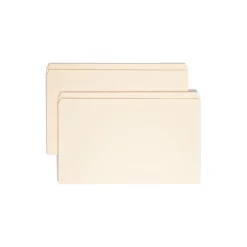 Smead File Folder, Reinforced Straight -Cut Tab, Legal Size, Manila, 100 Per Box (15310) Discount