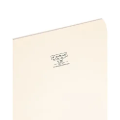 Smead File Folder, Reinforced Straight -Cut Tab, Legal Size, Manila, 100 Per Box (15310) Discount