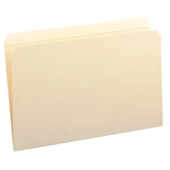 Smead File Folder, Reinforced Straight -Cut Tab, Legal Size, Manila, 100 Per Box (15310) Discount