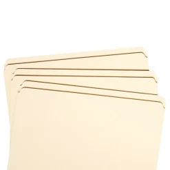 Smead File Folder, Reinforced Straight -Cut Tab, Legal Size, Manila, 100 Per Box (15310) Discount