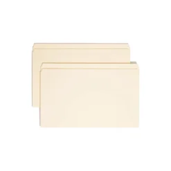 Smead File Folder, Straight-Cut, Legal Size, Manila, 100/Bx (15300) New