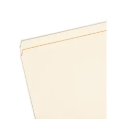 Smead File Folder, Straight-Cut, Legal Size, Manila, 100/Bx (15300) New