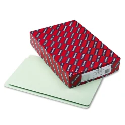 Smead File Folder, Straight Cut, Legal Size, Gray/Green, 25/BX (29210) Outlet