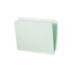 Smead File Folder, Straight Cut, Legal Size, Gray/Green, 25/BX (29210) Outlet
