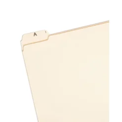 Smead File Folders, A-Z Index, Reinforced 1/5-Cut Tab, Letter Size, Manila, 25/Set (11777) Sale
