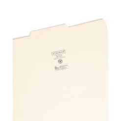 Smead File Folders, 1/3-Cut Tab, Center Position, Legal Size, Manila, 100/Box (15332) Online