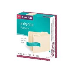 Smead File Folders, 1/2-Cut Tab, Letter Size, Manila, 100/Bx (10320) Discount