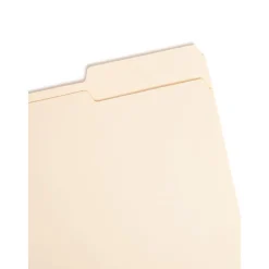 Smead File Folders, 2/5-Cut Tab, Letter Size, Manila, 100/Bx (10385) Discount