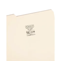 Smead File Folders, Reinforced 1/3-Cut Tab, Letter Size, Manila, 100/Box (10335) Best