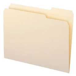 Smead File Folders, Reinforced 1/3-Cut Tab Right Position, Letter Size, Manila, 100/Box (10337) Clearance