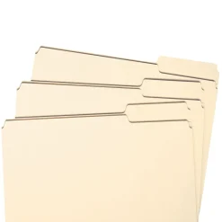 Smead File Folders, Reinforced 1/3-Cut Tab Right Position, Letter Size, Manila, 100/Box (10337) Clearance