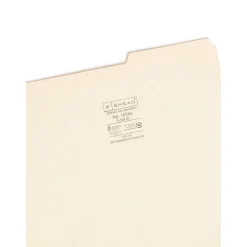 Smead File Folders, Reinforced 2/5-Cut Right Position, Guide Height, Letter Size, Manila, 100/Box (10386) Outlet