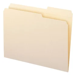 Smead File Folders, Reinforced 2/5-Cut Right Position, Guide Height, Letter Size, Manila, 100/Box (10386) Outlet