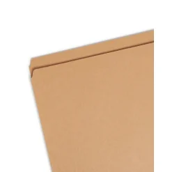 Smead File Folders, Reinforced Straight-Cut Tab, Letter Size, Kraft, 100/Box (10710) New