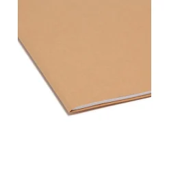 Smead File Folders, Reinforced Straight-Cut Tab, Letter Size, Kraft, 100/Box (10710) New
