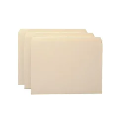 Smead File Folders, Straight-Cut Tab, Letter Size, Manila, 100/Box (10300) Clearance