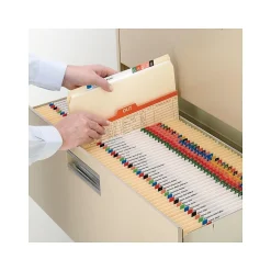 Smead File Folders, Straight-Cut Tab, Letter Size, Manila, 100/Box (10300) Clearance