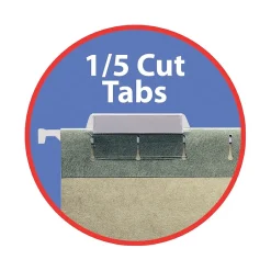 Smead Hanging File Folders, 1/5-Cut Tab, Legal Size, Standard Green, 25/Box (64155) Best