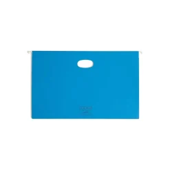 Smead Hanging File Folders, 1/5-Cut Adjustable Tab, Legal Size, Sky Blue, 25/Box (64370) Online