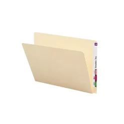 Smead Heavy Duty End Tab File Folder, Straight-Cut Extended Tab, Letter Size, Manila, 100/Box (24250) Online