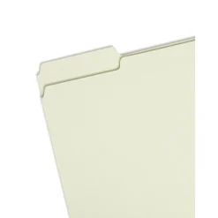Smead Heavy Duty File Folder, 1/3-Cut Tab, 1" Expansion, Letter Size, Gray/Green, 25/Bx (13230) Sale