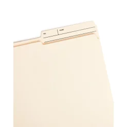 Smead Heavy Duty Reinforced File Folder, 2/5 Tab, Right Position (Printed Tabs) Letter Size, Manila, 100/Box (10388) Outlet