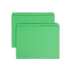 Smead Heavy Duty Reinforced File Folder, Straight Cut, Letter Size, Green, 100/Box (12110) Discount