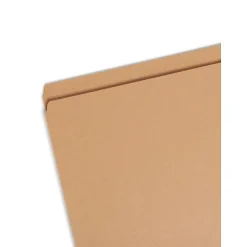 Smead Heavy Duty Straight Cut Tab File Folder, Legal Size, Kraft, 100/Box (15710) Clearance