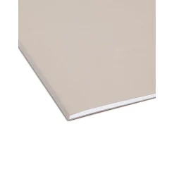 Smead Heavy Duty TUFF Hanging File Folders with Easy Slide Tab, 1/3 Cut, Letter Size, , 18/Box (64092) Steel Gray Hot