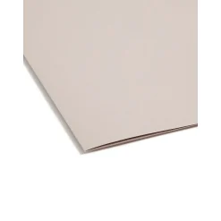 Smead Heavy Duty TUFF Hanging File Folders with Easy Slide™ Tab, 1/3 Cut, Letter Size, Steel Gray, 18/Box (64240) Sale