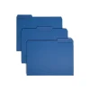 Smead Interior File Folder, 1/3-Cut Tab, Letter Size, Navy, 100/Box (10279) Best