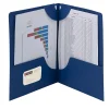 Smead Lockit 2-Pocket Presentation Folders, Dark Blue, 25/Box (87982) Best