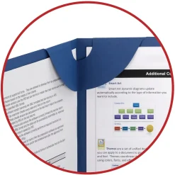 Smead Lockit 2-Pocket Presentation Folders, Dark Blue, 25/Box (87982) Best