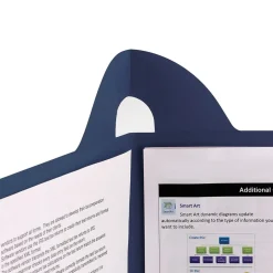 Smead Lockit 2-Pocket Presentation Folders, Dark Blue, 25/Box (87982) Best