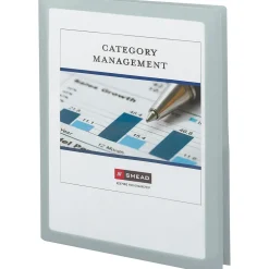 Smead 2-Pocket Presentation Folder, Oyster, 5/Pack (87706) Oyster Gray Discount