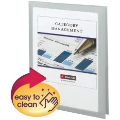 Smead 2-Pocket Presentation Folder, Oyster, 5/Pack (87706) Oyster Gray Discount