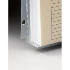 Smead Poly 3-Ring Envelope, 1-1/4" Expansion, Letter, 8-1/2" x 11", Clear, 3 per Pack (89500) Clearance