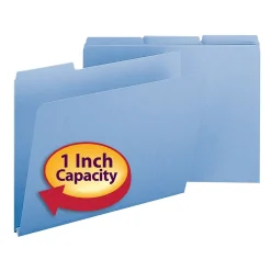 Smead Pressboard File Folders, 1/3-Cut Tab, 1