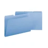 Smead Pressboard File Folder, 1/3-Cut Tab, 1" Expansion, Legal Size, Blue, 25 per Box (22530) Sale