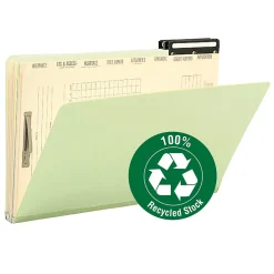 Smead Pressboard Mortgage File Folder, 2/5-Cut Right Position Flat Metal Tab, 14-3/4"W x 10"H, Guide Height, 10/Box (78208) Hot