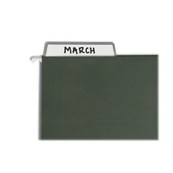 Smead ProTab 100% Recycled Hanging File Folder, 3-Tab, Letter Size, Standard Green, 20/Box (64195) New