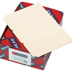 Outlet ® Recycled Self-Tab Card Guides, Blank, 4" x 6", Manila, 100/Box (623) Index Cards