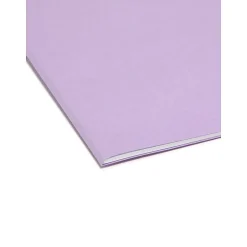 Smead Reinforced Straight Cut Colored File Folders, Legal, Lavender, 100/Box (17410) Discount