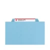Smead SafeSHIELD Pressboard Hanging File Folder, 2" Expansion, 2/5-Cut Tab, Letter Size, Blue (65105) Sale