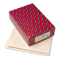 Smead Shelf-Master Reinforced End Tab File Folder, 1/3 Cut, Legal Size, Manila, 100/Box (27134) Clearance