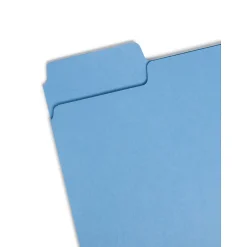 Smead SuperTab File Folder, Oversized 1/3-Cut Tab, Letter Size, , 100/Box (11986) Blue Discount