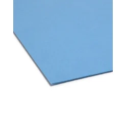 Smead SuperTab File Folder, Oversized 1/3-Cut Tab, Letter Size, , 100/Box (11986) Blue Discount