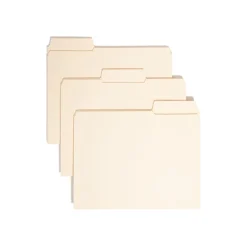 Smead SuperTab File Folders, Reinforced 1/3-Cut Tab, Letter Size, Manila, 100/Box (10395) Best